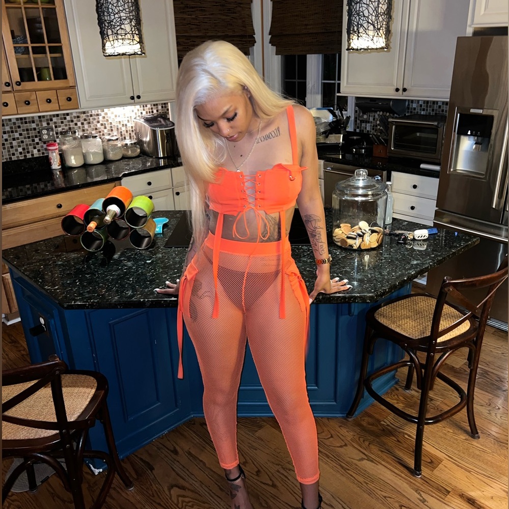 Orange 2 Piece Set